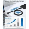 imageCable Matters Intel Certified Braided 40Gbps Active Thunderbolt 4 Cable 66 ft with 100W Charging Power Delivery and 8K Video  Fully Compatible with Thunderbolt 3 USB 4  USB4 and USB C PortBlack