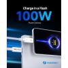 imageCable Matters Intel Certified Braided 40Gbps Active Thunderbolt 4 Cable 66 ft with 100W Charging Power Delivery and 8K Video  Fully Compatible with Thunderbolt 3 USB 4  USB4 and USB C PortWhite