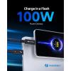 imageCable Matters Intel Certified Braided 40Gbps Active Thunderbolt 4 Cable 66 ft with 100W Charging Power Delivery and 8K Video  Fully Compatible with Thunderbolt 3 USB 4  USB4 and USB C PortBlack