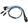 imageCable Matters Internal Mini SAS to SATA Cable 33 Feet SFF8087 to SATA Forward Breakout16 Feet