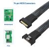 imageCable Matters MCIO x20 124Pin Cable MCIO Cable  28 ft  085m Support PCIe Gen5 SFFTA1016 Mini Cooledge IO CordMCIO x8 74 Pin
