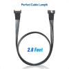 imageCable Matters MCIO x20 124Pin Cable MCIO Cable  28 ft  085m Support PCIe Gen5 SFFTA1016 Mini Cooledge IO CordMCIO x8 74 Pin