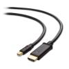 imageCable Matters Mini DisplayPort to HDTV Cable in Black 25 Feet  Thunderbolt and Thunderbolt 2 Port CompatibleBlack