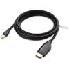 imageCable Matters Mini DisplayPort to HDTV Cable in Black 25 Feet  Thunderbolt and Thunderbolt 2 Port CompatibleBlack