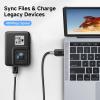 imageCable Matters Mini USB to USB C Cable  33ft 480Mbps Data 15W Charging USBC to MiniUSB Cable for Game Controller Camera GPS Dash Cam BlackBlack