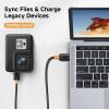 imageCable Matters Mini USB to USB C Cable  33ft 480Mbps Data 15W Charging USBC to MiniUSB Cable for Game Controller Camera GPS Dash Cam BlackBlack