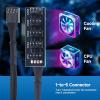 imageCable Matters PC Case PWM Fan Hub PC Fan Hub 1to5 Way PWM Splitter with 16Inch Cable