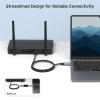 imageCable Matters Plug ampamp Play Braided USB C to Ethernet Cable  10ft Gigabit Ethernet to USB C Cable Thunderbolt 45 Compatible Ideal for MacBook iPad Pro XPS Surface Pro6 Feet