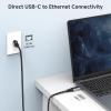 imageCable Matters Plug ampamp Play Braided USB C to Ethernet Cable  10ft Gigabit Ethernet to USB C Cable Thunderbolt 45 Compatible Ideal for MacBook iPad Pro XPS Surface Pro3 Feet
