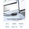 imageCable Matters Portable 8K or Dual 4K 60Hz USB C to HDMI and DisplayPort Adapter  Thunderbolt 4 and USB 4 Compatible for DELL XPS Surface Pro MacBook macOS only Supports one Extended Display