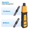 imageCable Matters Punch Down Tool with 110 ampamp 66 Blade RJ45 Ethernet Punch Tool Keystone Punchdown Tool for Cat 8 Cat 7 Cat 6A Cat 6 Cat 5e Cat 5 Network
