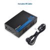 imageCable Matters Receiver Box for Wall Mount HDMI Extender with TCPIP  Up to 300 Feet 1080P 1toMany Setup Model 103002R Compatible with Model 103002Additional Receiver