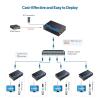 imageCable Matters Receiver Box for Wall Mount HDMI Extender with TCPIP  Up to 300 Feet 1080P 1toMany Setup Model 103002R Compatible with Model 103002Additional Receiver