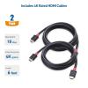 imageCable Matters Receiver Box for Wall Mount HDMI Extender with TCPIP  Up to 300 Feet 1080P 1toMany Setup Model 103002R Compatible with Model 103002Standard Set