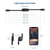 imageCable Matters Retractable USB C Cable 33 ft Up to 60W Charging 480Mbps Data Transfer Compatible with Apple CarPlay Android Auto USB C Charger Cable for iPhone 1615 Galaxy S24 iPad Pro