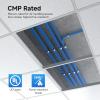 imageCable Matters UL Listed 10Gbps Plenum CMP Rated 23AWG Bare Copper Cat 6 Cable  500ft Solid UTP Cat6 Bulk Ethernet Cable Cat6 Ethernet Cord Blue