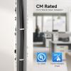 imageCable Matters UL Listed 10Gbps inWall CM Rated 23AWG Bare Copper Cat 6 Cable  500ft Solid UTP Cat6 Bulk Ethernet Cable Cat6 Ethernet Cord BlueBlack