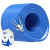 imageCable Matters UL Listed 10Gbps inWall CM Rated 23AWG Bare Copper Cat 6 Cable  500ft Solid UTP Cat6 Bulk Ethernet Cable Cat6 Ethernet Cord BlueBlue