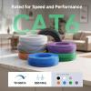 imageCable Matters UL Listed 10Gbps inWall CM Rated 23AWG Bare Copper Cat 6 Cable  500ft Solid UTP Cat6 Bulk Ethernet Cable Cat6 Ethernet Cord BlueGreen