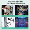imageCable Matters UL Listed 10Gbps inWall CM Rated 23AWG Bare Copper Cat 6 Cable  500ft Solid UTP Cat6 Bulk Ethernet Cable Cat6 Ethernet Cord BlueGreen