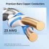 imageCable Matters UL Listed 10Gbps inWall CM Rated 23AWG Bare Copper Shielded Cat 6A Cable  1000ft Solid SSTP SFTP Shielded Cat6a Bulk Ethernet Cable Cat6a Ethernet Cord BlueBlue