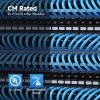 imageCable Matters UL Listed 10Gbps inWall CM Rated 23AWG Bare Copper Shielded Cat 6A Cable  1000ft Solid SSTP SFTP Shielded Cat6a Bulk Ethernet Cable Cat6a Ethernet Cord BlueBlue