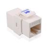 imageCable Matters UL Listed 5Pack 10Gbps Cat6 Keystone Coupler RJ45 Keystone Jack CouplerEthernet Female to Female Keystone Jack in Black for Patch Panel Wall PlateWhite