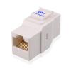 imageCable Matters UL Listed 5Pack 10Gbps Cat6 Keystone Coupler RJ45 Keystone Jack CouplerEthernet Female to Female Keystone Jack in Black for Patch Panel Wall PlateWhite