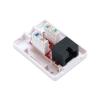 imageCable Matters UL Listed Cat6 5Pack RJ45 Surface Mount Box  1 Port in White Cat6 Ethernet Mount Box10Pack