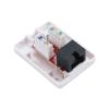 imageCable Matters UL Listed Cat6 5Pack RJ45 Surface Mount Box  1 Port in White Cat6 Ethernet Mount Box5Pack