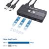 imageCable Matters USB 30 KVM Switch DisplayPort 14 for 2 Computers with 8K60Hz  4K240Hz Display Port Video ampamp 3X 5Gbps USB Ports FreeSync GSYNC and HDR Support  RF Remote Control Switch
