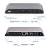 imageCable Matters USB C Dock for Windows  Dual 4K HDMI 80W Charging UHSII SD Card Slot 10Gbps USBAC Gigabit Ethernet  Thunderbolt 4USB43 Port Compatible Docking Station