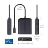 imageCable Matters USB C Hub DisplayPort 100W 4K240Hz USB C DisplayPort 14 Hub 480Mbps Ethernet 2X USB 100W Host Charging in Black  Thunderbolt 4  Thunderbolt 3 Port Compatible for MacBook ProBlack
