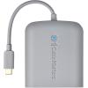 imageCable Matters USB C Hub DisplayPort 100W 4K240Hz USB C DisplayPort 14 Hub 480Mbps Ethernet 2X USB 100W Host Charging in Black  Thunderbolt 4  Thunderbolt 3 Port Compatible for MacBook ProGray