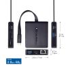 imageCable Matters USB C Hub with 4K HDMI 80W Charging UHSII Card Reader 4X USB and Gigabit Ethernet  USBC and Thunderbolt 4  USB4  Thunderbolt 3 Port Compatible with MacBook Pro Dell XPS