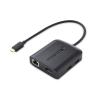 imageCable Matters USB C Hub with HDMI 4K60Hz 100W Charging Gigabit Ethernet and 3X USB in Black  USBC and Thunderbolt 4  USB4  Thunderbolt 3 Port Compatible with Surface Pro MacBook Pro Dell XPSBlack