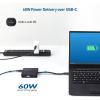 imageCable Matters USB C Hub with HDMI DisplayPort VGA USB 20 Fast Ethernet 60W Charging  Thunderbolt 4  USB4  Thunderbolt 3 Port Compatible with MacBook Pro Dell XPS HP Spectre x360 and More