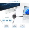 imageCable Matters USB C Hub with HDMI DisplayPort VGA USB 20 Fast Ethernet 60W Charging  Thunderbolt 4  USB4  Thunderbolt 3 Port Compatible with MacBook Pro Dell XPS HP Spectre x360 and More
