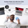 imageCable Matters USB C Switch for 2 Computers with Remote Control 10Gbps Data Transfer Shares 2X USBA and 2X USBC Peripherals Keyboard Mouse Printer SSD Data Only  No Video No Host Charging