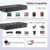 imageCable Matters USB C Switch for 2 Computers with Remote Control 10Gbps Data Transfer Shares 2X USBA and 2X USBC Peripherals Keyboard Mouse Printer SSD Data Only  No Video No Host Charging
