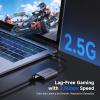 imageCable Matters USB C to 25Gb Ethernet Adapter with 140W Charging 25 Gigabit Network Speed USB C to Ethernet Adapter Compatible with USB4 Thunderbolt 45 MacBook Laptop and USBC Devices