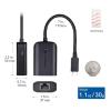 imageCable Matters USB C to Gigabit Ethernet Adapter with 100W Charging Compatible with MacBook Pro Dell XPS Surface Pro  Up to 480Mbps for Chromecast with Google TV Google TV Chromecast 2020 Version