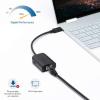 imageCable Matters USB C to Gigabit Ethernet Adapter with 100W Charging Compatible with MacBook Pro Dell XPS Surface Pro  Up to 480Mbps for Chromecast with Google TV Google TV Chromecast 2020 Version