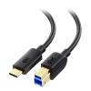 imageCable Matters USB C to USB B 30 Cable  33ft USBB to USBC Cable with TypeB 30 Connector BlackBlack