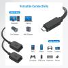 imageCable Matters USBC Male to Dual USBA Female Splitter 1 in 2 Out  1ft USBC to USB Splitter Hub with 480Mbps Data Transfer BC 12 Charging Support