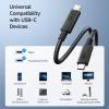 imageCable Matters USBIF Certified 10 Gbps Gen 2 USB C to USB C Cable  33ft  1m Supports Up to 4K60Hz Video 100W Charging 10Gbps Data Transfer BlackBlack