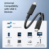 imageCable Matters USBIF Certified 10 Gbps Gen 2 USB C to USB C Cable  33ft  1m Supports Up to 4K60Hz Video 100W Charging 10Gbps Data Transfer BlackBlack
