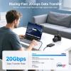 imageCable Matters USBIF Certified 10 Gbps Gen 2 USB C to USB C Cable  33ft  1m Supports Up to 4K60Hz Video 100W Charging 10Gbps Data Transfer BlackBlack