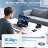 imageCable Matters USBIF Certified 10 Gbps Gen 2 USB C to USB C Cable  33ft  1m Supports Up to 4K60Hz Video 100W Charging 10Gbps Data Transfer BlackWhite