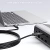 imageCable Matters USBIF Certified 20Gbps USB4 Cable with Side Screw Lock 66ft Up to 8K30Hz  4K120Hz Video 240W Charging 20Gbps Data Transfer USB C Cable with Screw LockUSB C Locking Cable